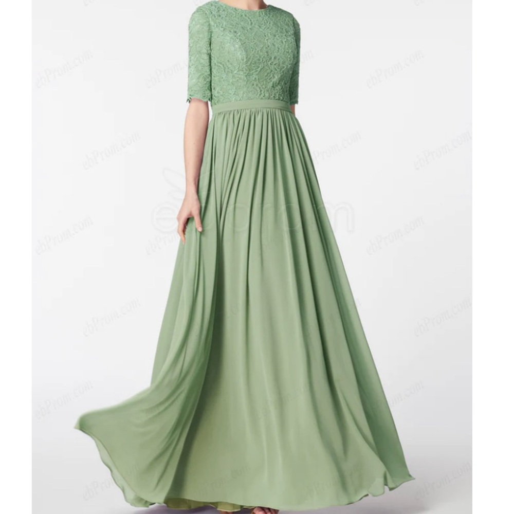 COLORSBRIDESMAID A-LINE FAIR GREEN BRIDESMAID DRESS AVAILABLE SZ 2 AND 4